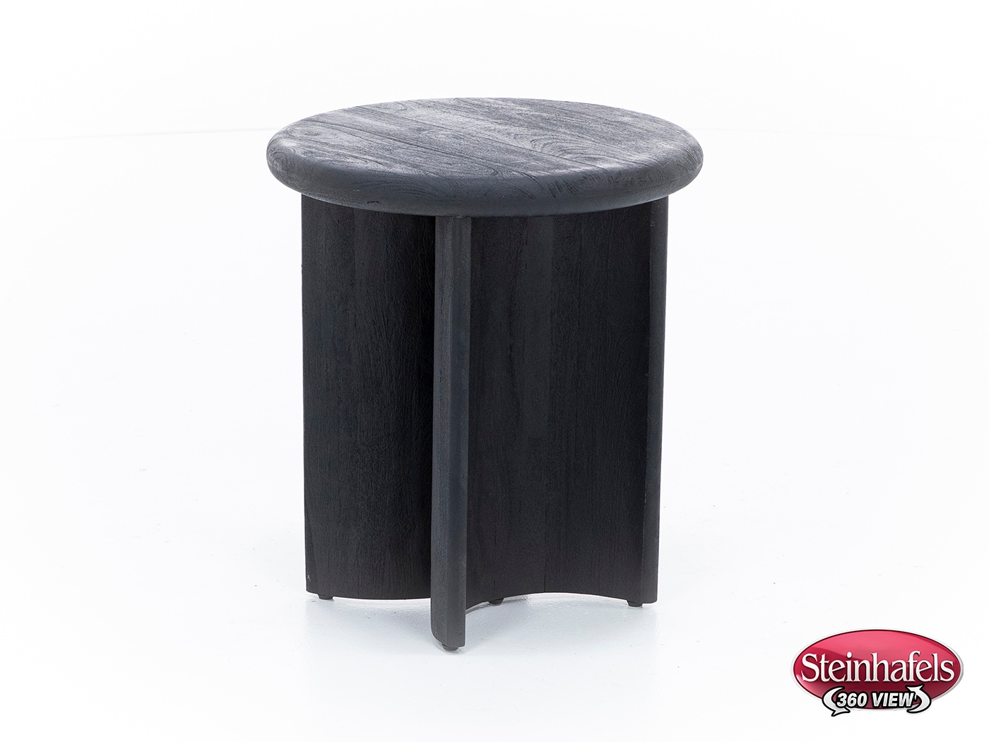 rivr black end table  image tray  