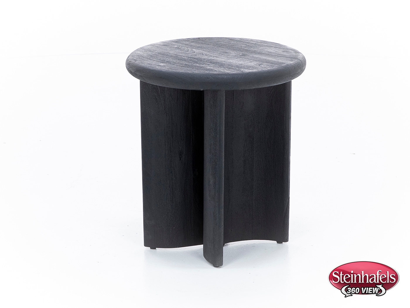 rivr black end table  image tray  