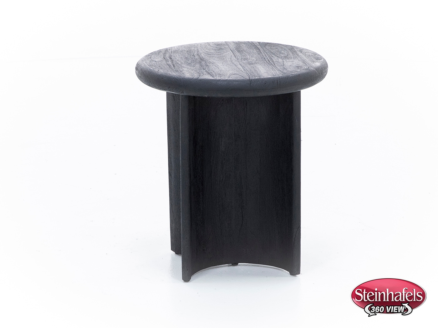 rivr black end table  image tray  