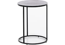rivr black end table dec  