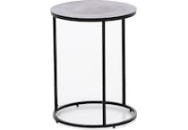 rivr black end table dec  