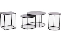 rivr black end table dec  