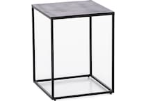 rivr black end table dec  