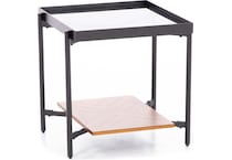 rivr black end table lnnox  