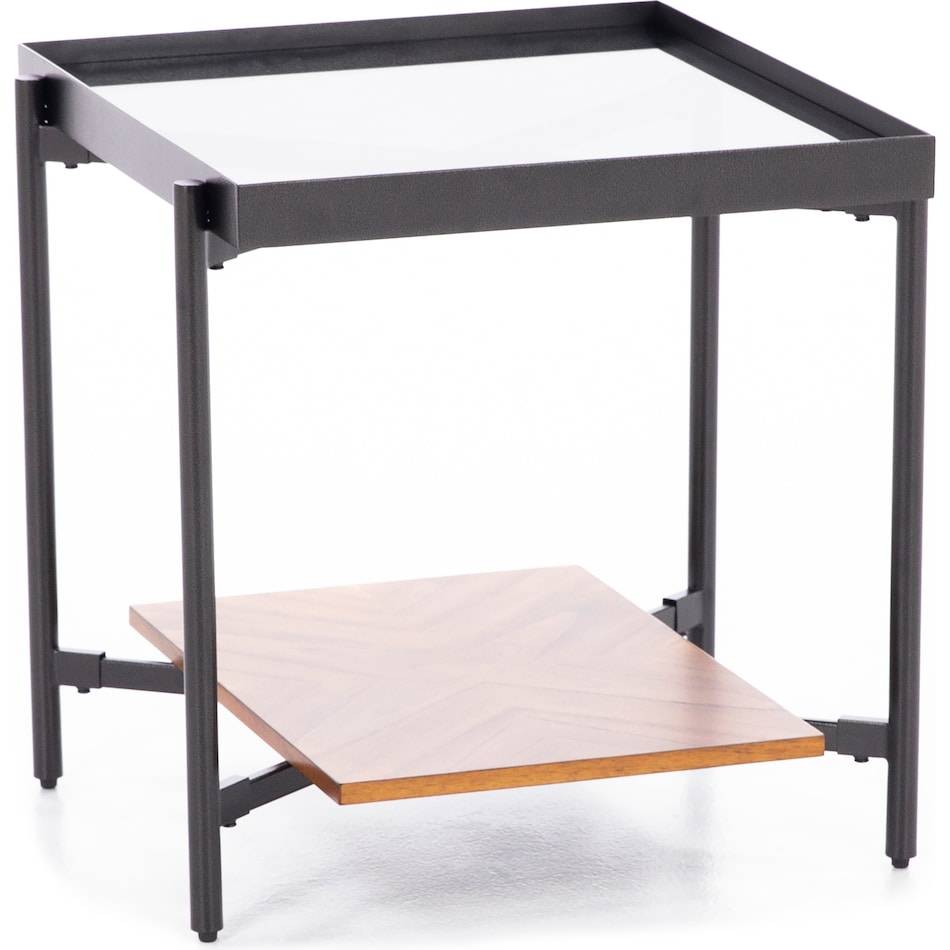 rivr black end table lnnox  