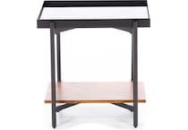 rivr black end table lnnox  