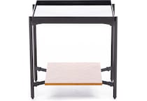 rivr black end table lnnox  