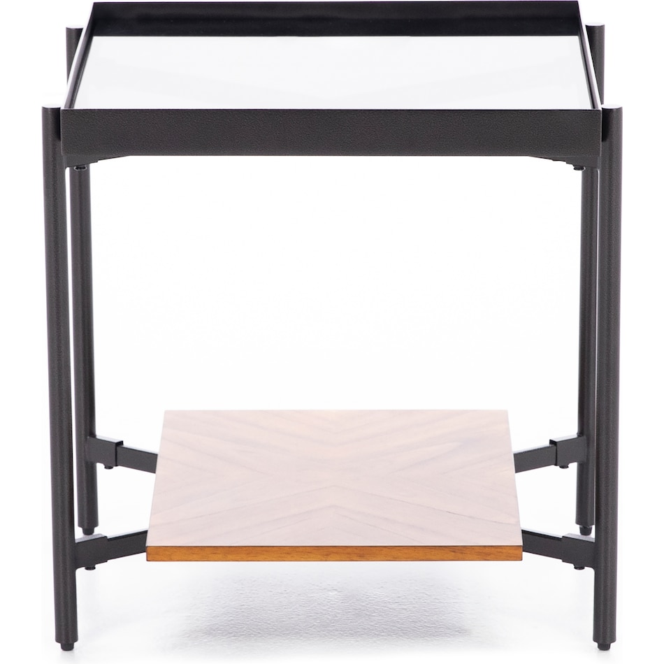 rivr black end table lnnox  