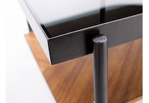 rivr black end table lnnox  