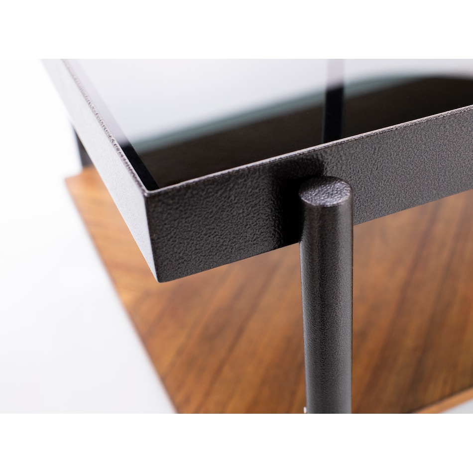 rivr black end table lnnox  