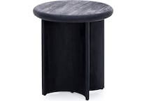 rivr black end table tray  