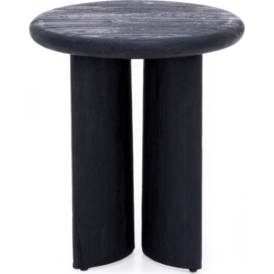 rivr black end table tray  