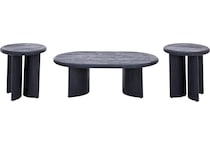 rivr black end table tray  