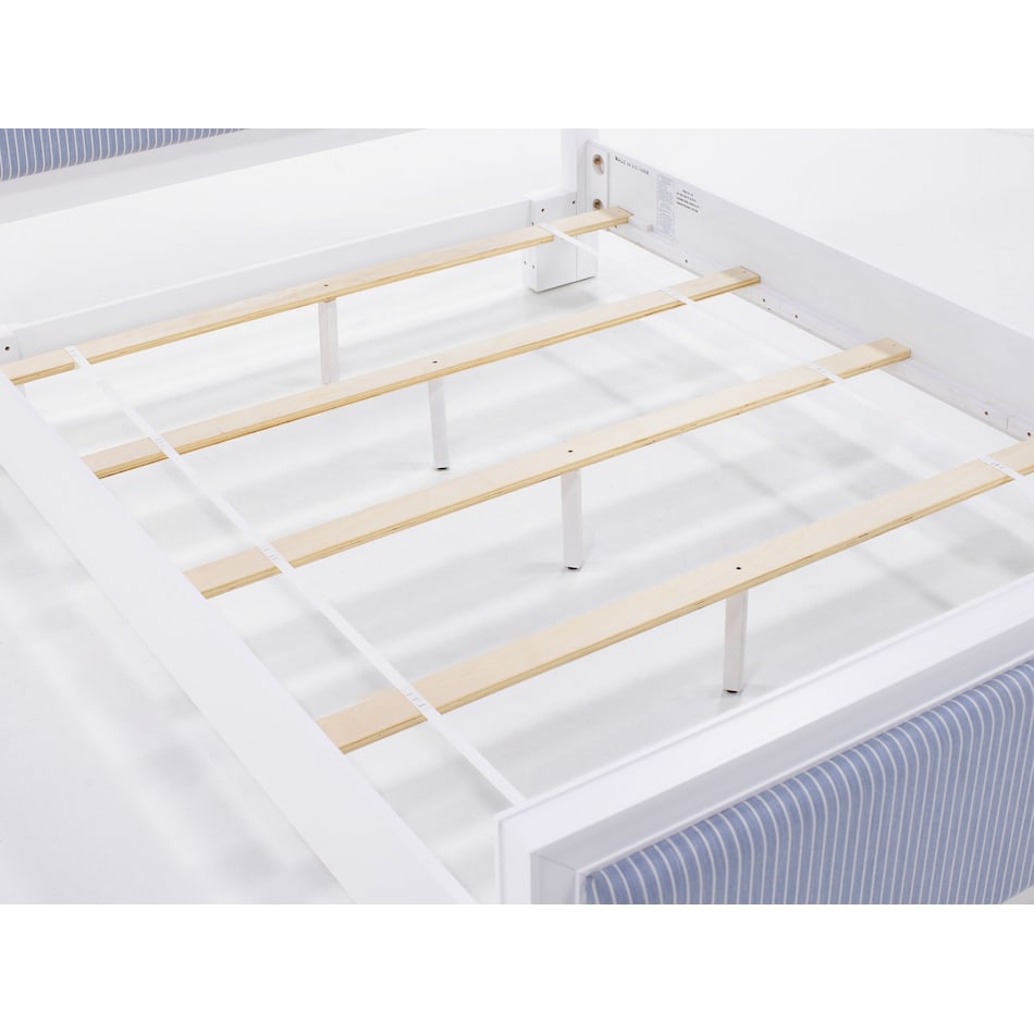 rivr blue & white stripe full bed package ufp  