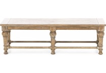 rivr brown inch standard seat height bench   