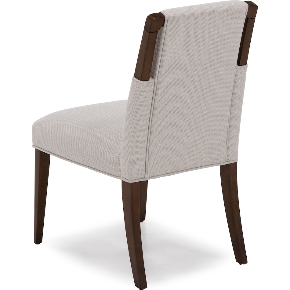 rivr brown inch standard seat height side chair   