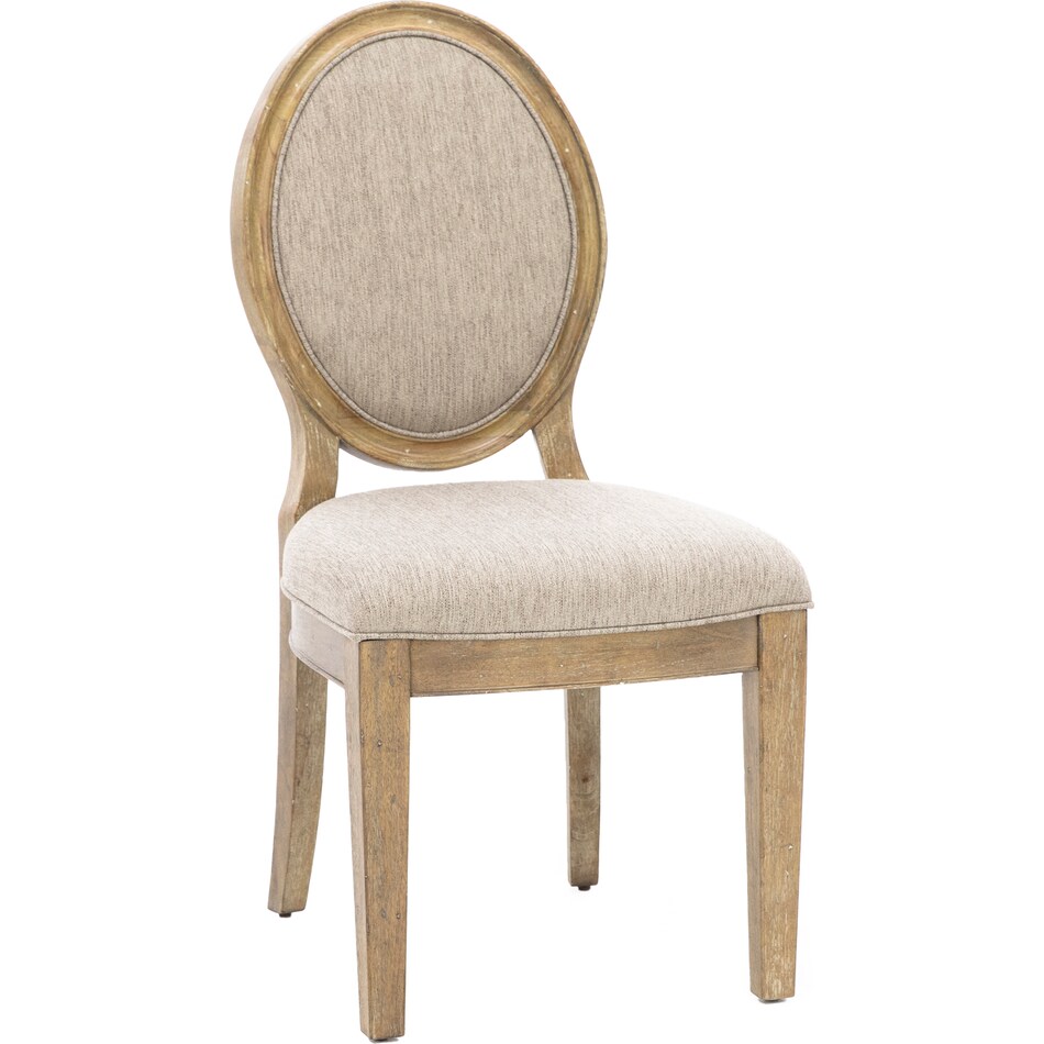 rivr brown inch standard seat height side chair   