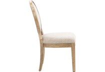 rivr brown inch standard seat height side chair   