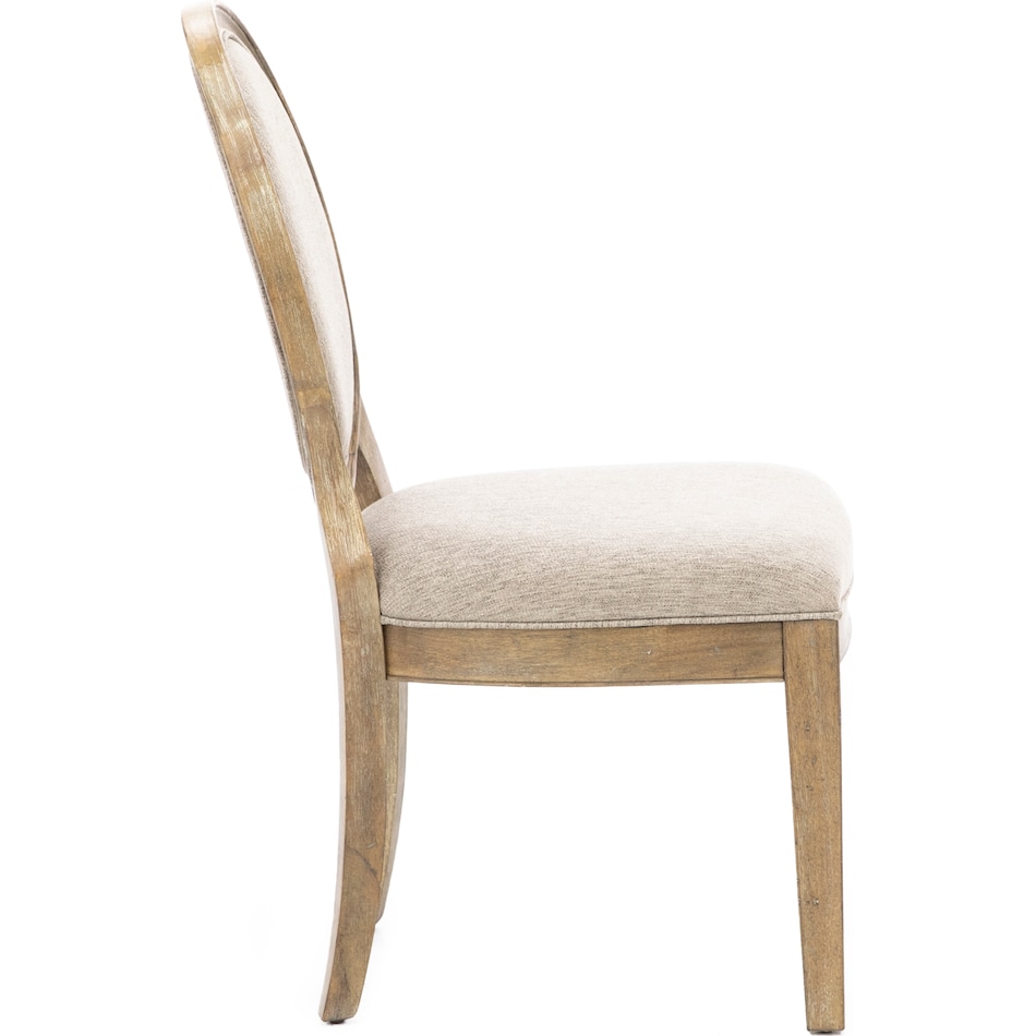 rivr brown inch standard seat height side chair   