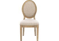 rivr brown inch standard seat height side chair   