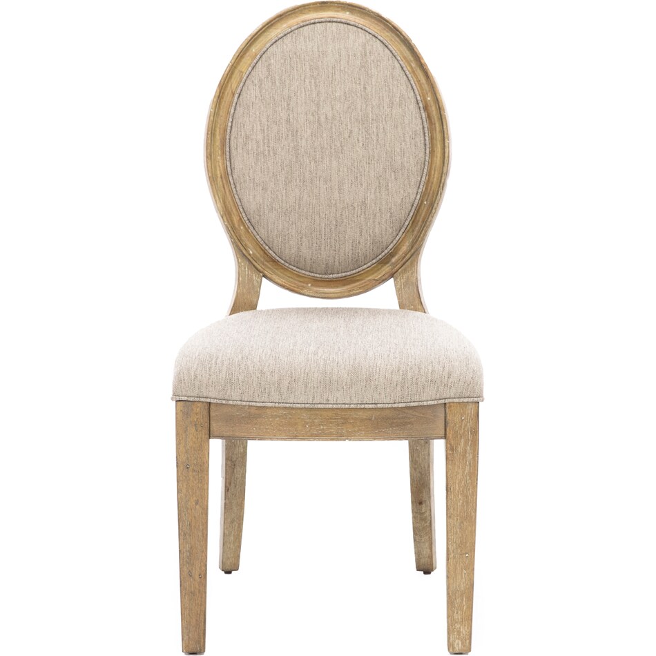 rivr brown inch standard seat height side chair   