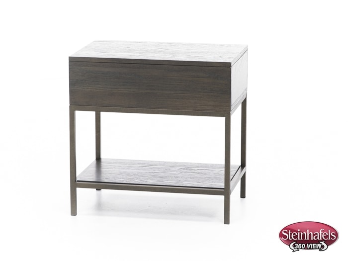 rivr brown chairside table  image hyde  