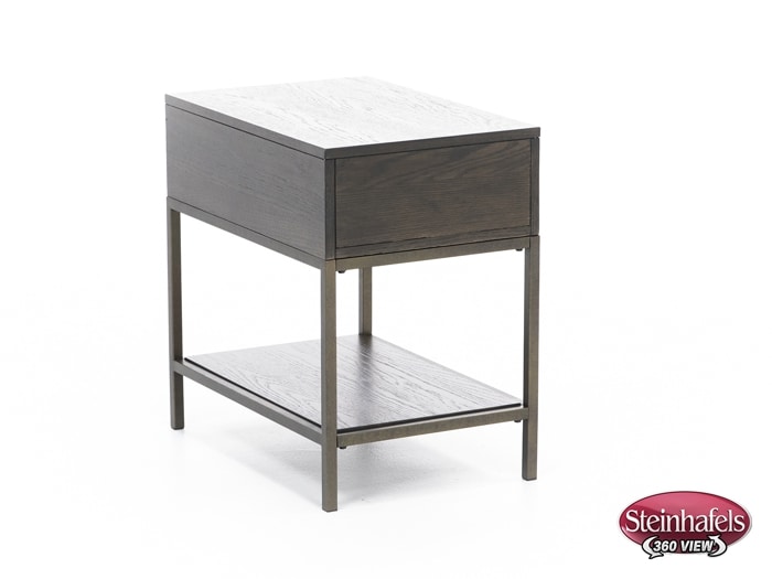 rivr brown chairside table  image hyde  