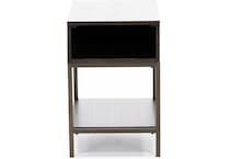 rivr brown chairside table hyde  