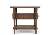 rivr brown chairside table del  
