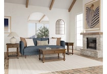 rivr brown chairside table est  