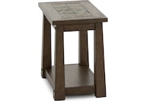 rivr brown chairside table lkp  