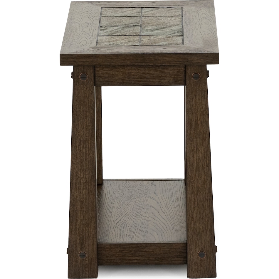 rivr brown chairside table lkp  