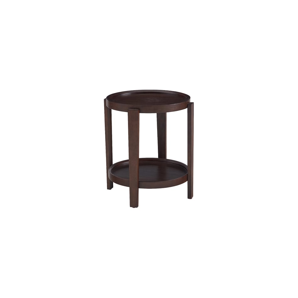 rivr brown chairside table wlp  