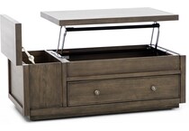 rivr brown cocktail table denal  