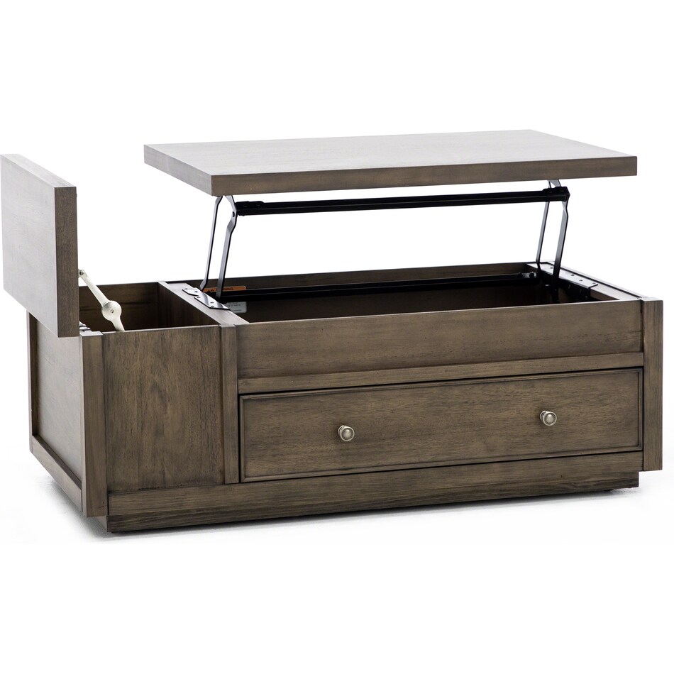 rivr brown cocktail table denal  
