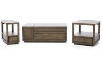 rivr brown cocktail table denal  