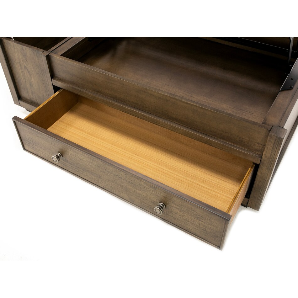 rivr brown cocktail table denal  