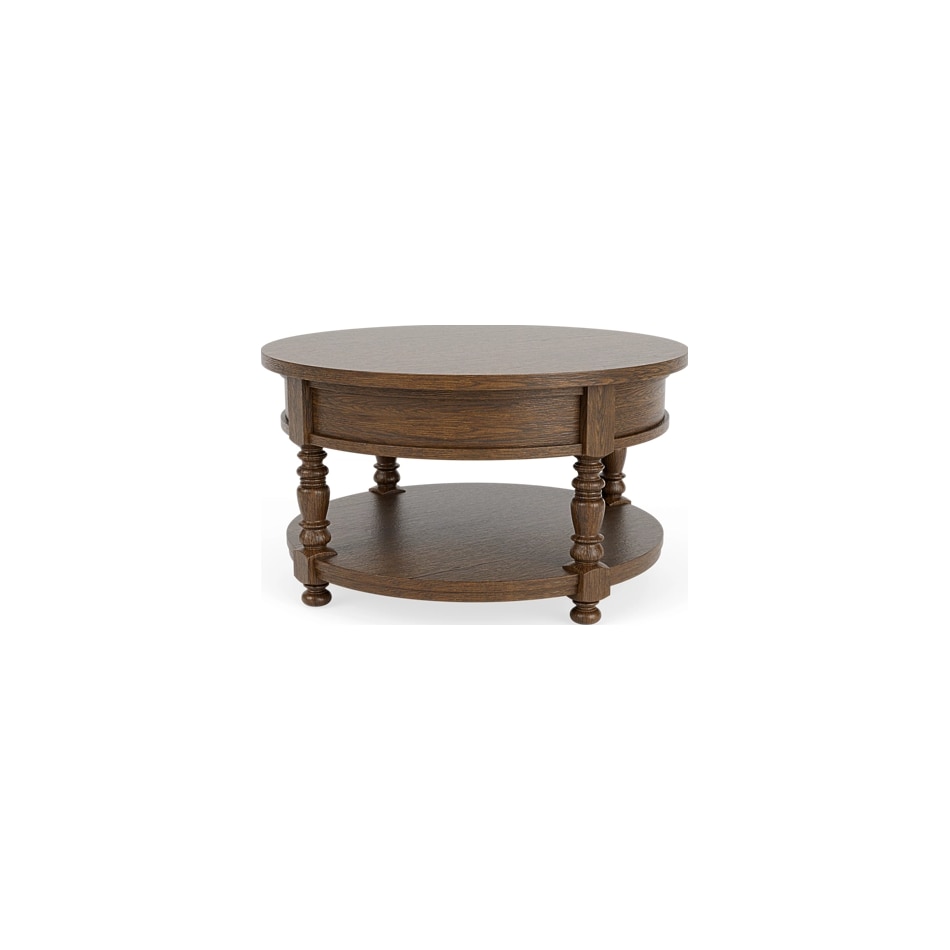 rivr brown cocktail table est  