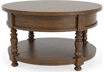 rivr brown cocktail table est  
