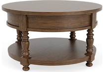 rivr brown cocktail table est  