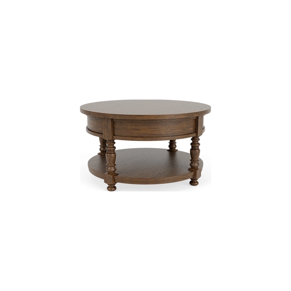 rivr brown cocktail table est  