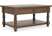 rivr brown cocktail table est  