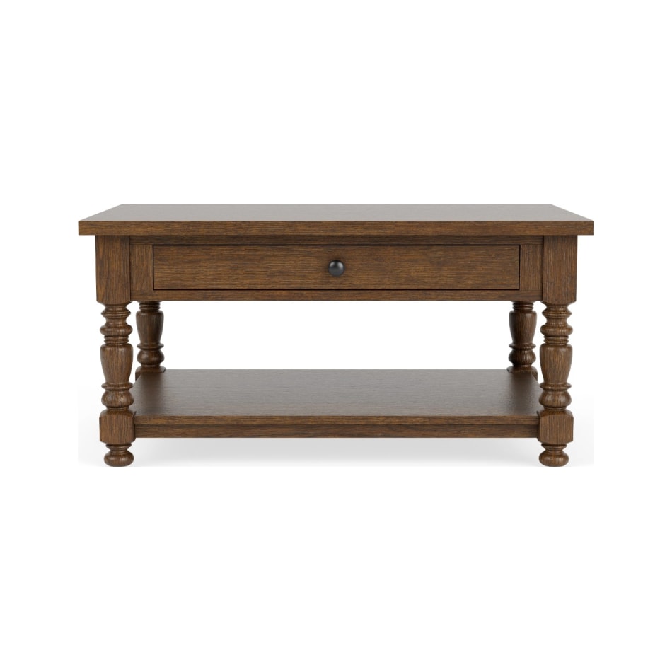 rivr brown cocktail table est  