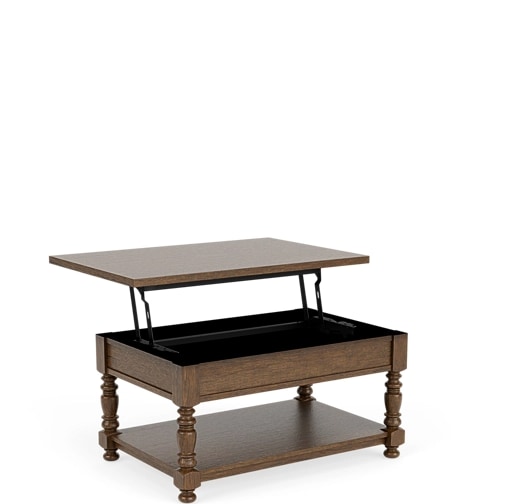 clairfield tobacco lift top cocktail table Oliver by Steve Silver OVR100C allowing effortless movement within your room to suit your needs Eastlake Whiskey Oak Rectangular Cocktail