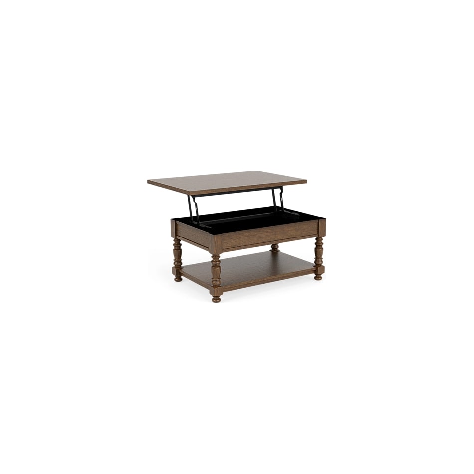 rivr brown cocktail table est  