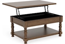 rivr brown cocktail table est  