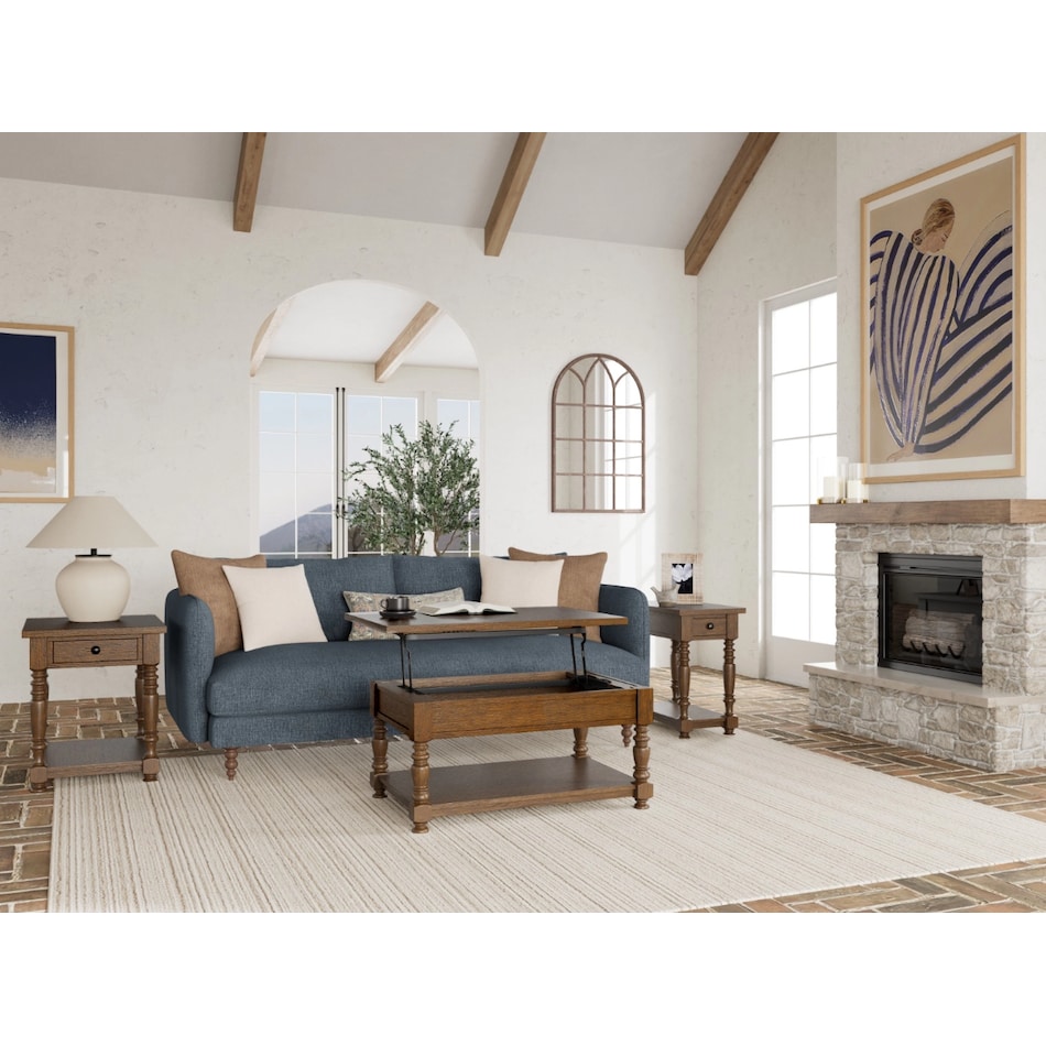 rivr brown cocktail table est  