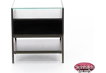 rivr brown end table  image hyde  
