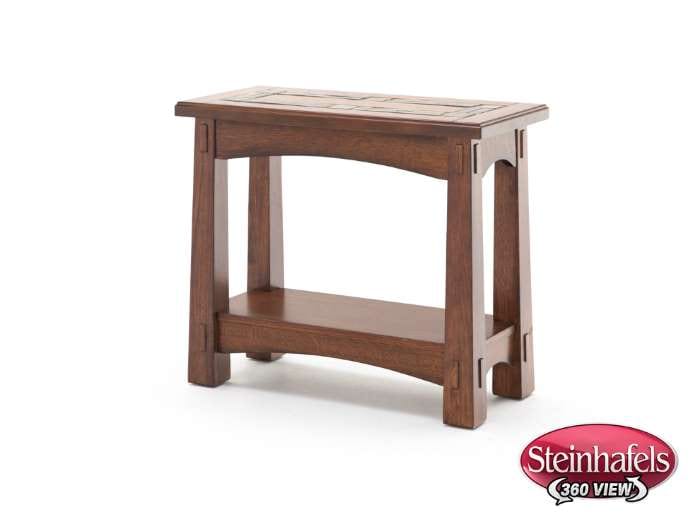 rivr brown end table  image   