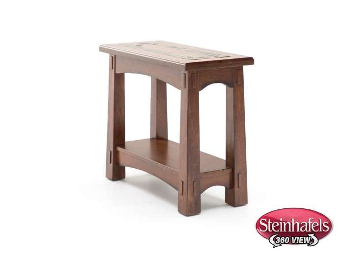 rivr brown end table  image   